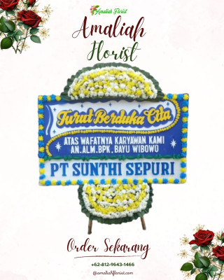 Papan Bunga Duka di Sukanegara
